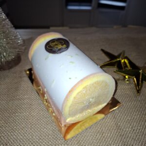 Nouveau bûche citron vert, orange sanguine 4.5pers